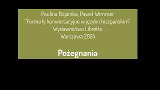 Formuły konwersacyjne w języku hiszpańskim - pożegnania
