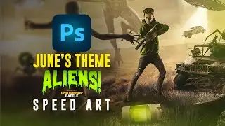 My Entry To The #Photoshop Battle - Benny Productions (Aliens)