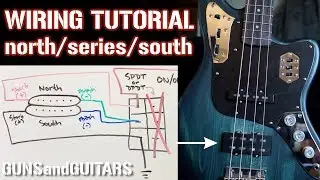 BETTER THAN COIL SPLITTING! How to wire a humbucker for North/Series/South coil selecting