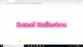 Cool text animation in html and css || Custom name image generate online free with glwoing effect