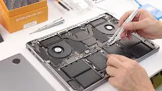 MacBook Pro A2442 Removing the motherboard (M1 Pro Model)