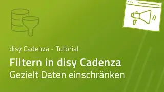 Filtern in disy Cadenza: Gezielt Daten einschränken