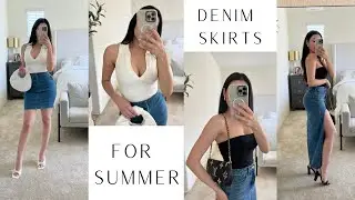 Denim Skirts TRY ON HAUL