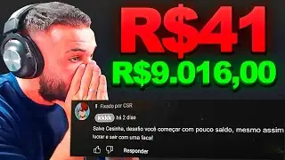 Fiz R$ 41,96 virarem R$ 9.016,59 no KeyDrop - DESAFIO com POUCO SALDO *Saí com FACA RARA*