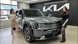 The 2024 KIA EV9 - Premium Package! Full Walkthrough!