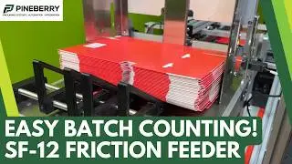 Friction Feeder Setup to batch count flat cartons - SF12