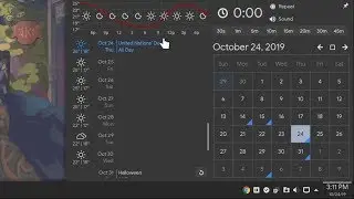 PLASMA 5.18: I resized the CLOCK!! ..bonus!! Got the weather too :p