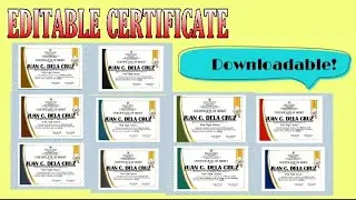 Editble Certificate Part 3  TheTorch2
