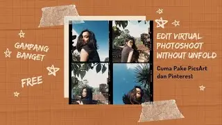 Cara edit virtual photoshoot tanpa UNFOLD, cuma make PICSART