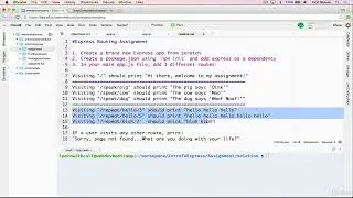 12   Express Basics Exercise    Express Node JS      Full tutorial for Beginners