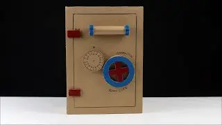 How to Make Safe with Combination Lock from Cardboard | diy World