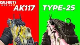 AK117 VS TYPE 25 COMPARISON - WHICH IS BEST ASSAULT RIFLE? | CALL OF DUTY: MOBILE