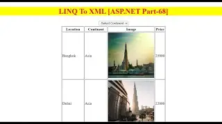 68 ASP.NET Course: XML Parsing in ASP.NET C# Using LINQ to XML | Visual Studio Tips | CoderBaba