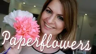 Paperflowers DIY - Blumen aus Papier -super Muttertagsgeschenk