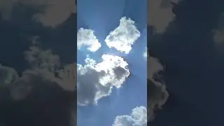 Agitated Sun Simulator beams through clouds!☀️