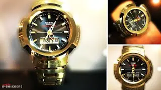 Casio G-Shock All-Metal Version Analog-Digital AW500 Revival | AWM500GD-9A