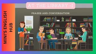 at the library | English phrases | conversation #spokenenglish #english