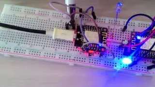 two esp8266 wifi server-client communication #esp8266 #iot