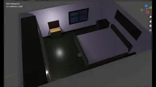 интерьер blender 3d