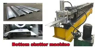 l type bottom strips of shutter door roll forming machine | shutter bottom roll forming machine