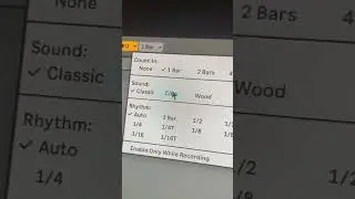 Change metronome sound on ableton live