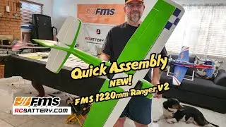 FMS New 1220mm Ranger EP V2 with Reflex V3 Assembly