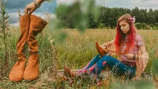 can old boots be upcycled into a jacket?