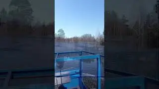 Наш вездеход в своей стихии #болотоход #вездеход #самоделка #водомет #амфибия #amphibians
