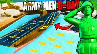 New D-DAY Army Men BASE BUILDING is EPIC in Battle Simulator! - Ravenfield