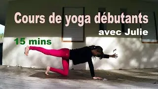 Cours de yoga débutants de 15 mins