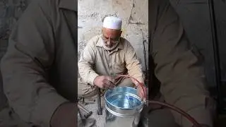 Handmade water bucket making skills