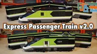 LEGO Express Passenger Train modifications (60337) - more go fast green!