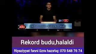 ƏLaÇı verlişinin rekordçusu...