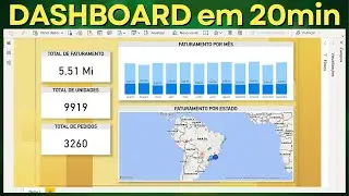 Como fazer Dashboard no Power BI em 20min com Material para Download