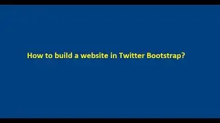 How to make website using bootstrap - navbar tabs