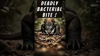 Komodo Dragons: Nature's Deadliest Predators.#facts #shorts #animals