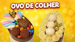 Ovo de colher #ovodechocolate #ovodepáscoa #ovodecolher #chocolate 