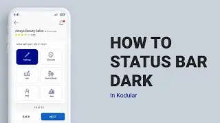 How To Make Dark Status Bar In Kodular 🔥🔥🔥