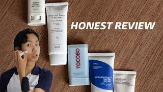 I tried 5 SUNSCREEN BESTSELLERS on YesStyle