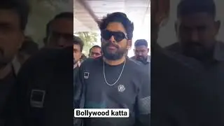 Allu Arjun spotted at airport