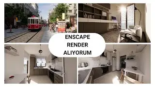 ENSCAPE Render Alıyorum! Ayar yapmadan güzel sonuç verdi 😲 #enscape