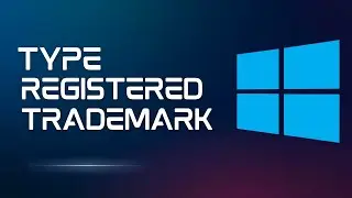 How to Type Registered Trademark Symbol on Windows Using Keyboard