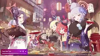 [Blue Archive] New Year's Aperitif | Tasty New Year | OST [1 Hour Loop]