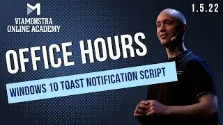 CLIPS: Windows 10 Toast Notification Script