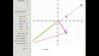 Shortest Distance between a Point and a Line in 2D