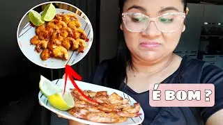 FIZ E COMI CAMARÃO PELA PRIMEIRA VEZ + MINHA REAÇÃO ❤️ Ei Casei - Laisa Silva