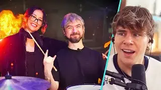 Blau Reacts to Valkyrae's Metal Band with Jacksepticeye