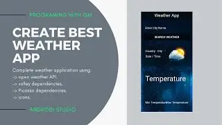 Create best weather application [part 3] - Android Studio Tutorial