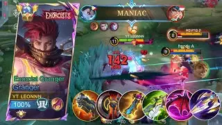 41 KILL + 2X MANIAC IN 2 GAME!! GRANGER NEW PERFECT 1 SHOT BUILD FOR GOLD LANE 2025 🔥