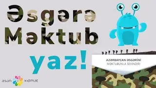 Esgere mektub nece yazmaq olar OZUNET